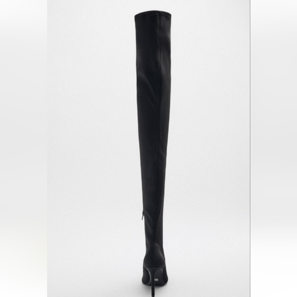 Zara over the knee fabric boots - Picture 3 of 9